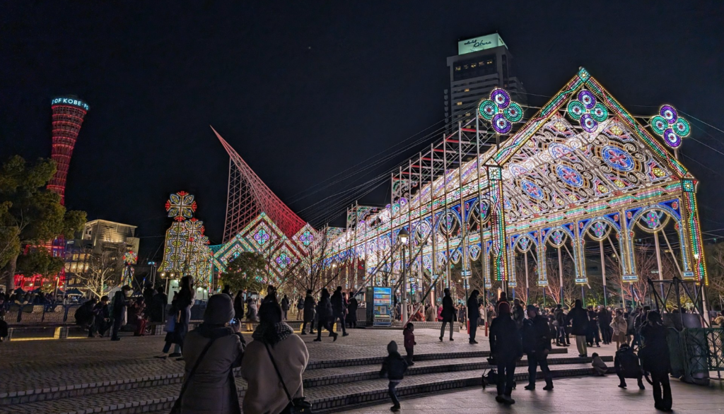 【画像】神戸ルミナリエ2024のインスタ映えすると話題に!動画も(東遊園地・旧居留地・メリケンパーク) の記事の画像15