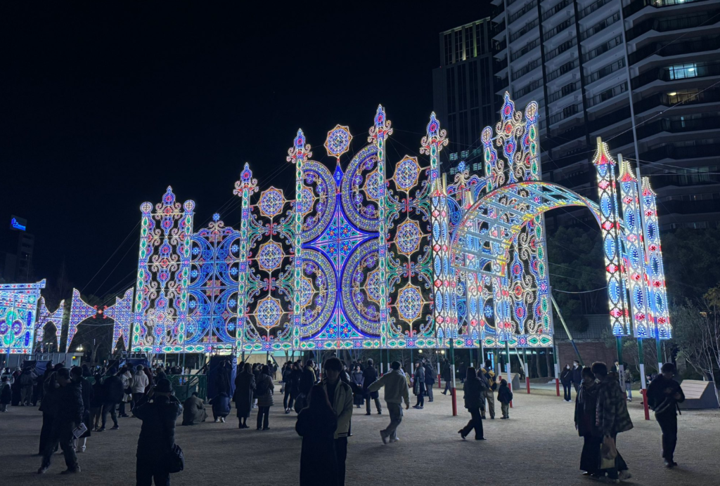 【画像】神戸ルミナリエ2024のインスタ映えすると話題に!動画も(東遊園地・旧居留地・メリケンパーク) の記事の画像4