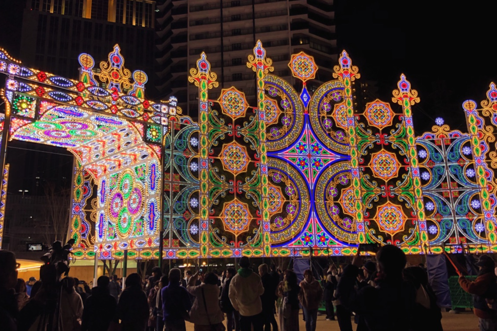 【画像】神戸ルミナリエ2024のインスタ映えすると話題に!動画も(東遊園地・旧居留地・メリケンパーク) の記事の画像5